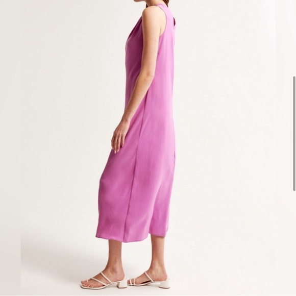 Abercrombie & Fitch Lavender Midi Dress - Picture 3 of 11